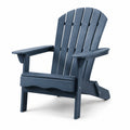 Sedia Adirondack in Legno Composito Blu